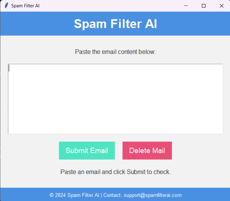 Spam Filter AI