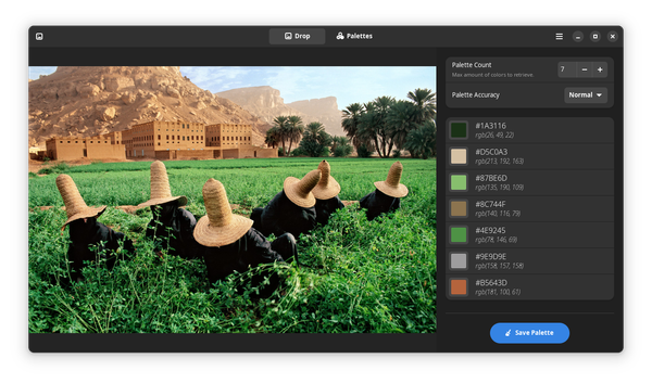 Paleta - Free App to Extract Colors from Any Image