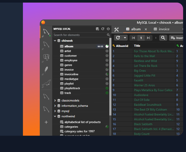 Antares is a free SQL Client, Viewer and Manager for MySQL, MariaDB, PostgreSQL and SQLite