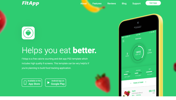 15 Open-source Free Mobile Landing Page Templates To Creating Stunning App Landing Page