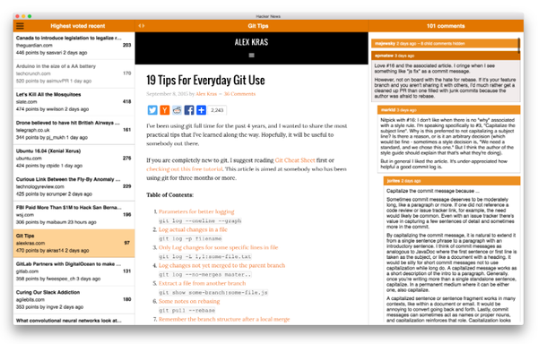 HNClient is May Be The Best Hacker News Client for your Desktop