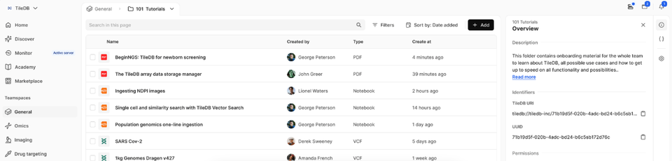 TileDB is an open-source multi-dimensional arrays Database