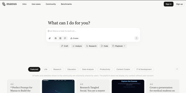 Why I (and My Friends) Are Switching from ChatGPT to Manus.im