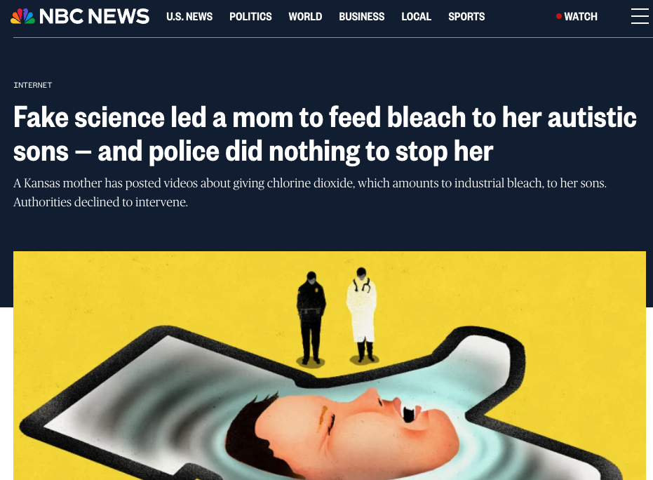 Miracle or Menace? Exposing the Risks of Chlorine Dioxide (MMS) for Autistic Children