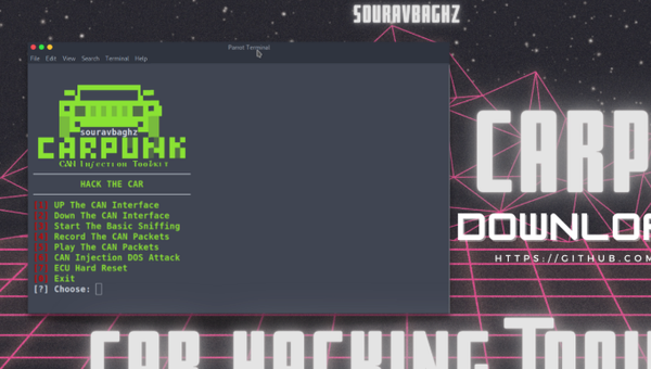 Carpunk: Open-source CAN Injection | Car Hacking Toolkit for Car Pentesting