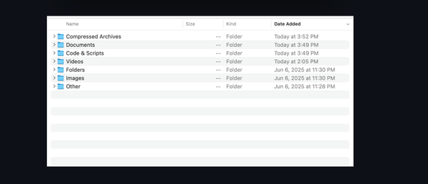 Srtly: a Must Have App for macOS to Organize your Messy Folders (Free But NOT Open-source)