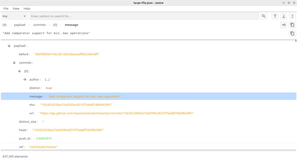 Janice: View Large JSON Files Easily, Free App for Windows, Linux & macOS